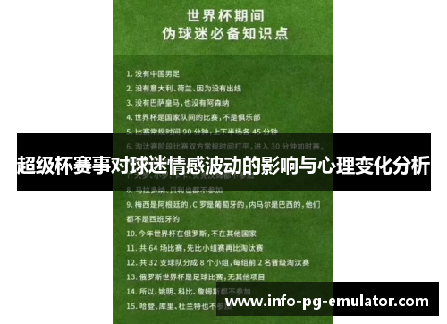 超级杯赛事对球迷情感波动的影响与心理变化分析 超级杯赛事对球迷情感波动的影响与心理变化分析